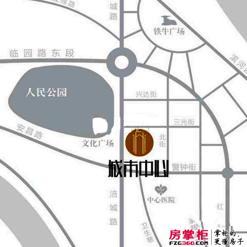 瀚威城市中心交通图