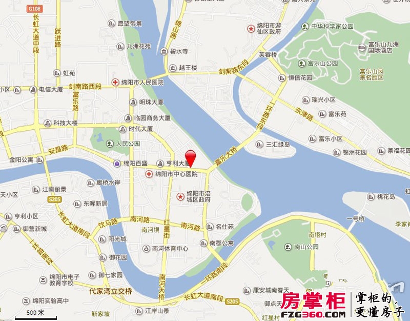 水印三江交通图
