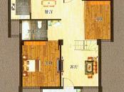 嘉悦景苑户型图套房中间复式层一层户型 5室2厅2卫1厨