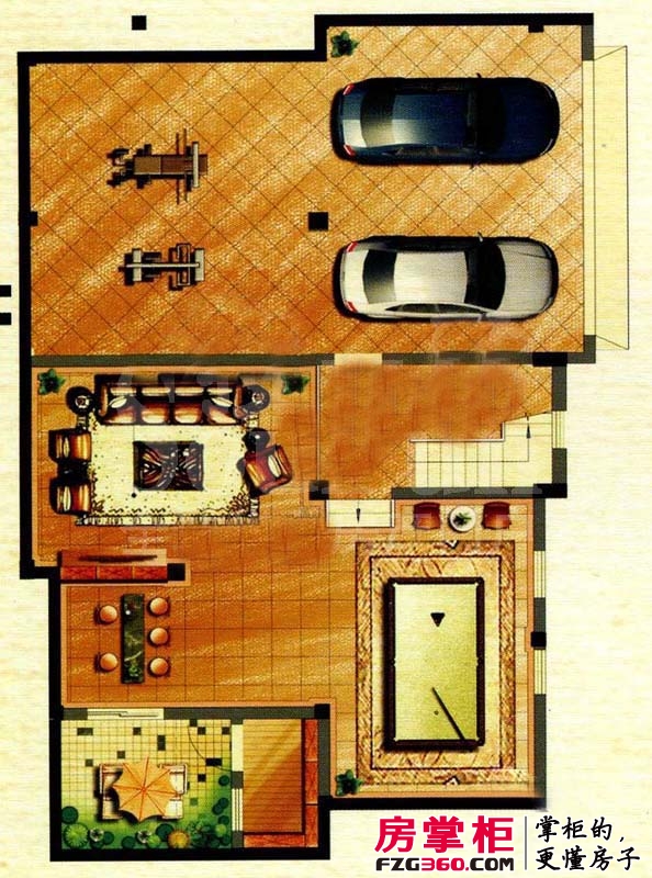 翠湖香堤户型图独栋别墅约572㎡户型地下一层 7室3厅6卫1厨