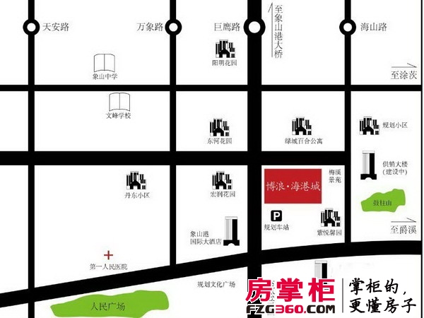 紫荆花园交通图区位图
