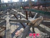 宁波财富中心商铺实景图工程进度，地下打桩（2011.04.12）