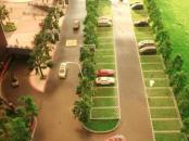 领秀公馆实景图小区规划的地上停车场(2009-12-22)