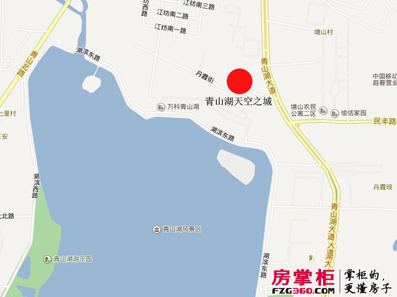 朗贤青山湖天空之城交通图