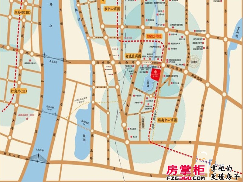 绿腾新贵公馆交通图位置图