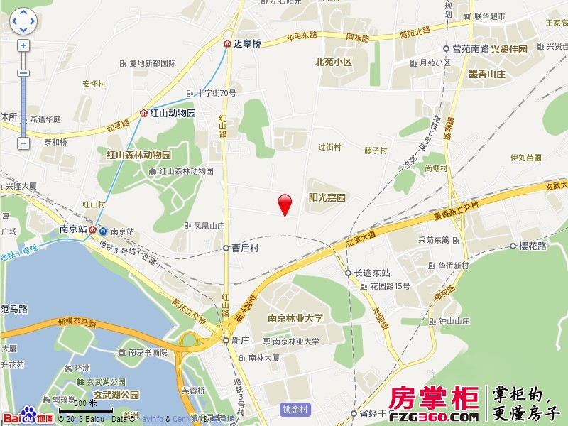 南京常发广场交通图