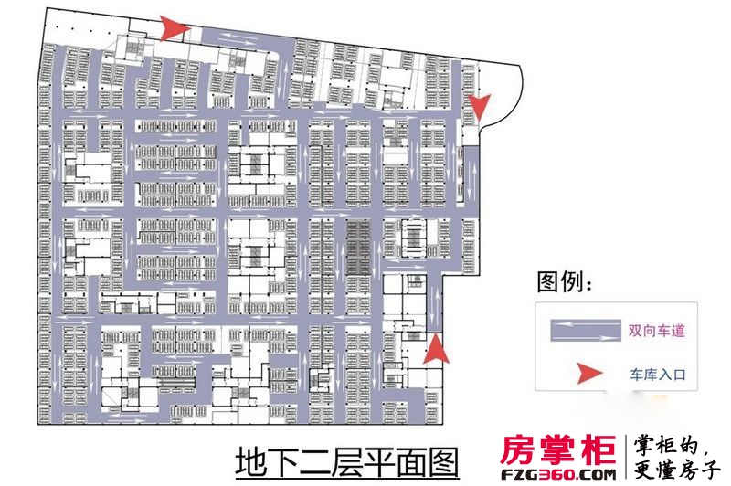 南京常发广场户型图地下二层平面图
