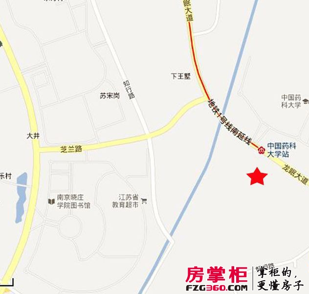 金轮江宁G94地块交通图区位示意图