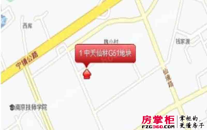 中天仙林G51地块交通图