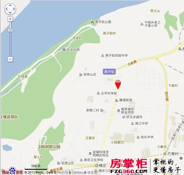 三金燕语庭交通图(2013.1.1)