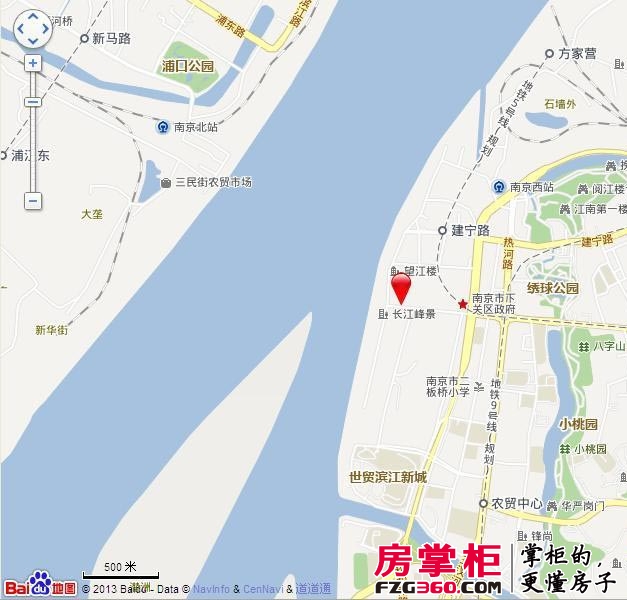 长江峰景交通图