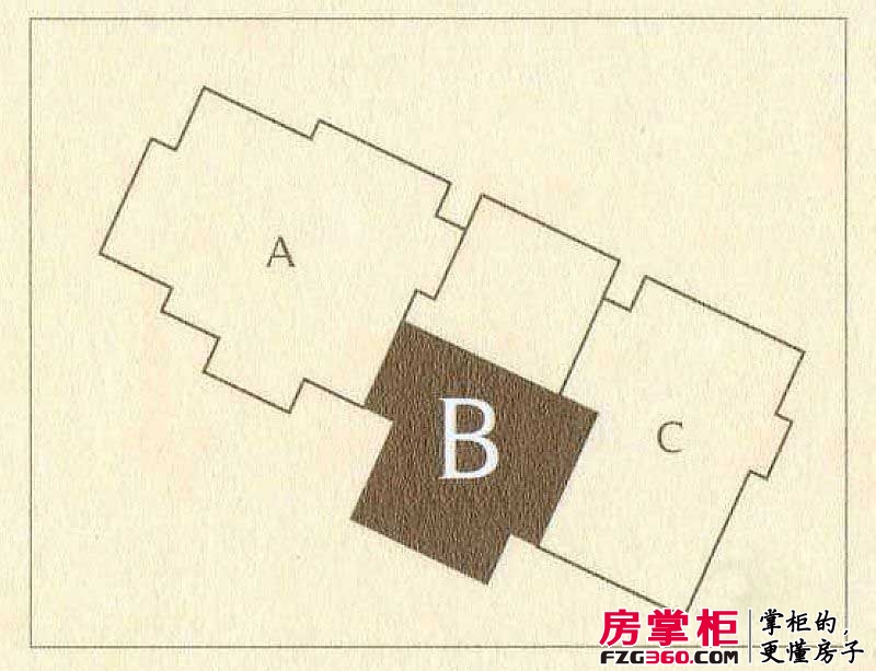 长江峰景效果图3号楼平层图