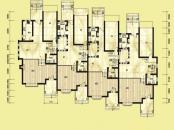 双湖明珠户型图一期别墅56栋一层平层图