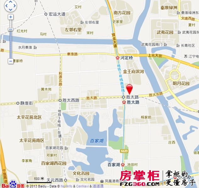 悦恒君铂交通图（2013-07-08）