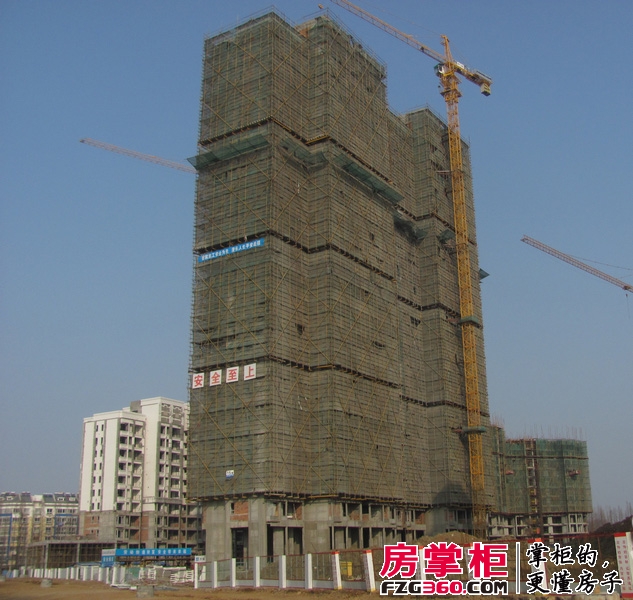 中海万锦熙岸实景图项目在建（2013.2.16）