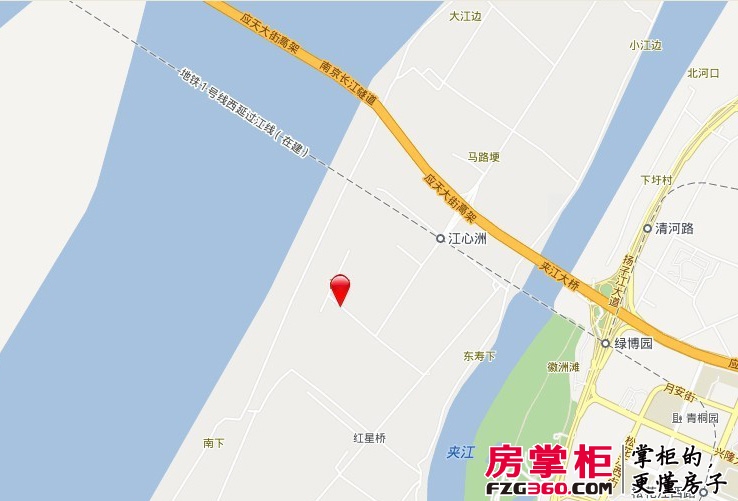 南京生态岛一期经济适用房交通图