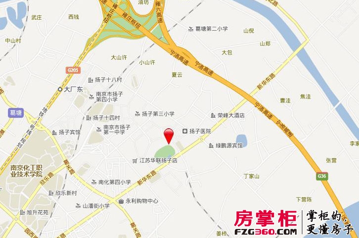 银江花园交通图(2013.1.20)