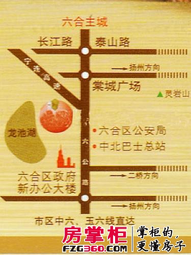 龙池翠洲交通图