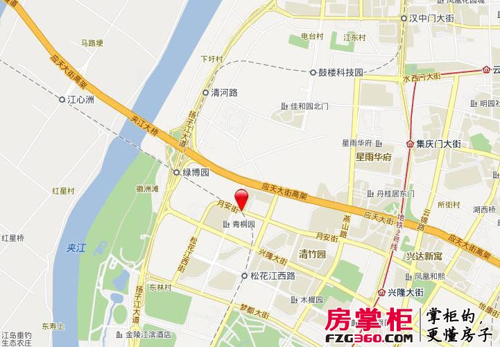 金基汇锦国际凌江交通图项目电子地图