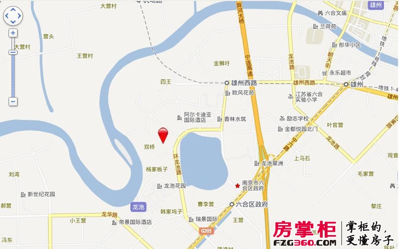 荣盛龙湖半岛交通图