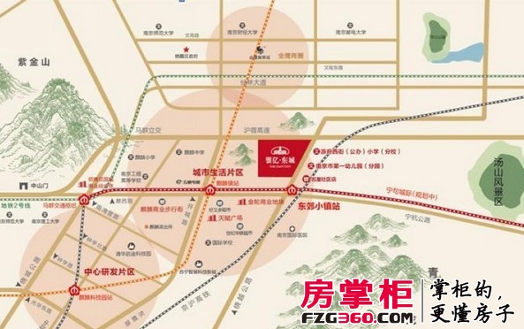 银亿东城交通图
