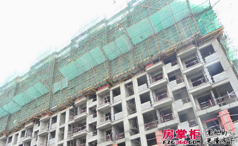 牧龙湖壹号建筑工程进度（2013.10.23）