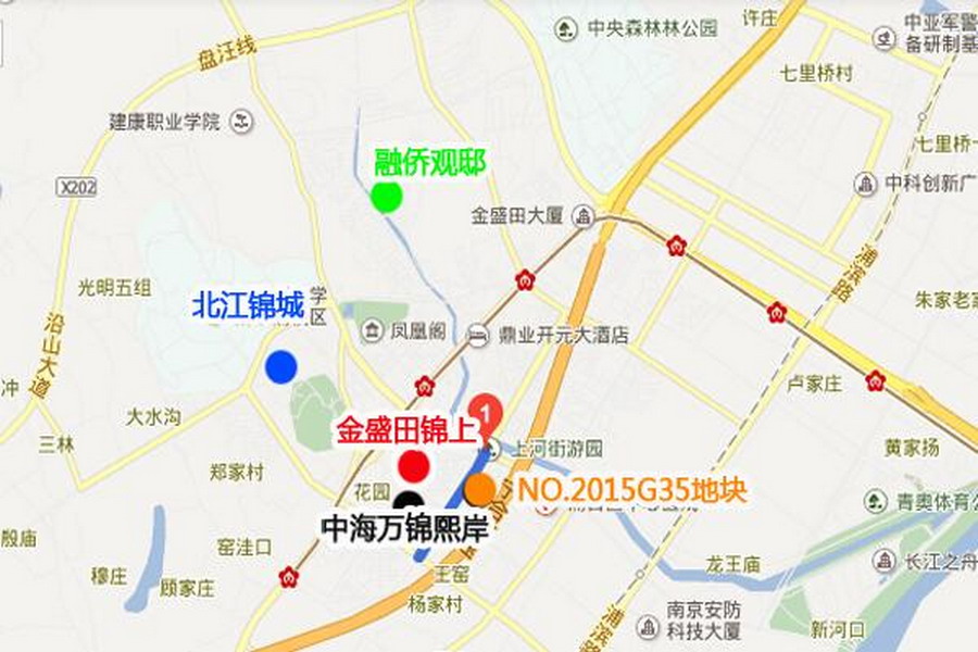 三金江浦G35地块区位图
