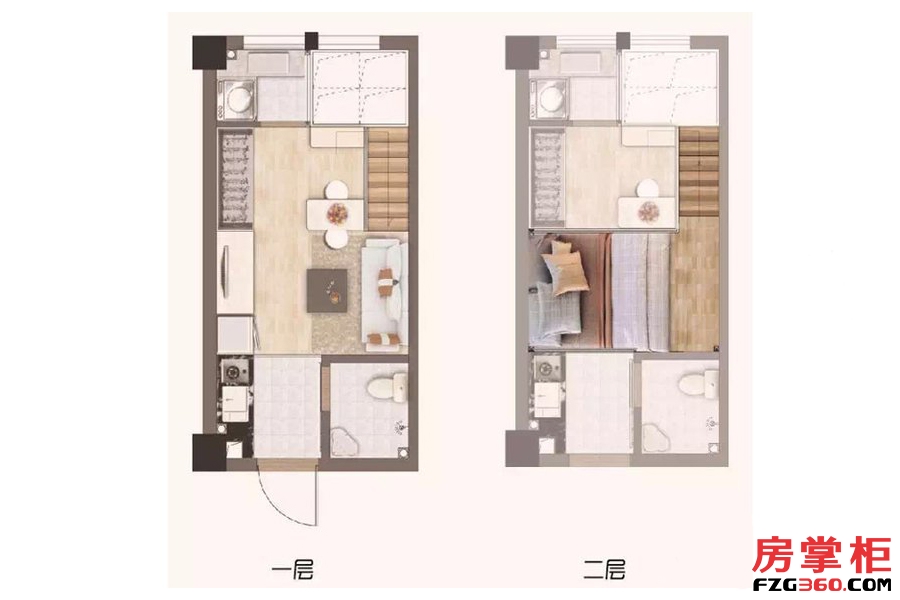 一期9#标准层53平方米IT高管公寓户型