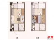 一期9#标准层53平方米IT高管公寓户型