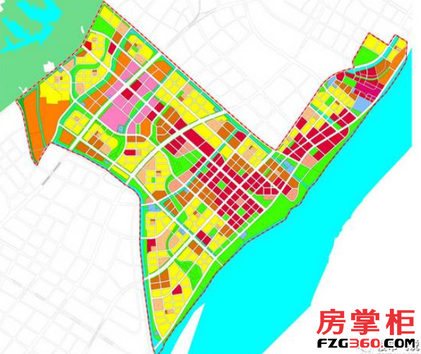 台州江北新区规划图图片