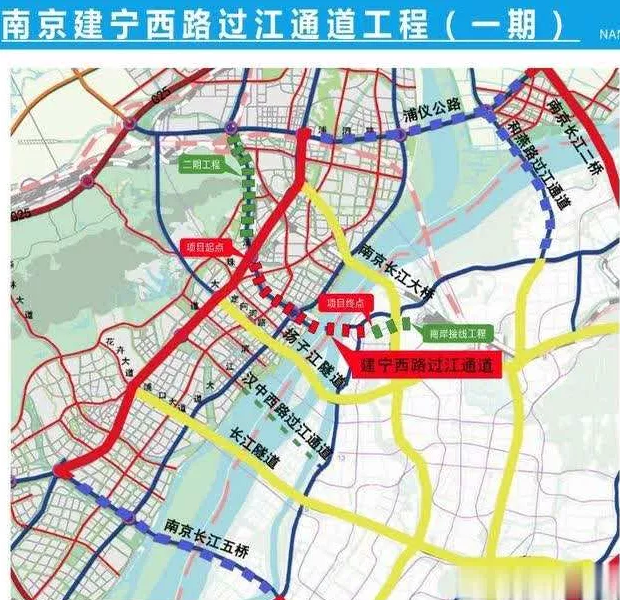 建宁路过江通道最新图图片