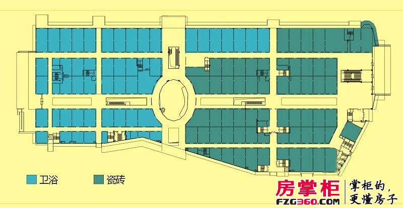 大嘉汇东盟国际建材家居城户型图商铺一层平面图