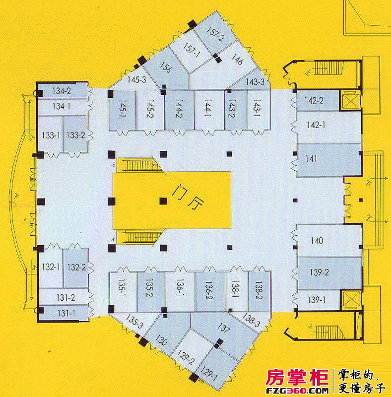 台湾城爱の味户型图1-B平面图