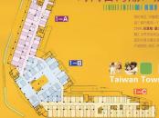 台湾城爱の味户型图一楼平面图