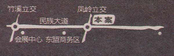 凤岭新新家园交通图