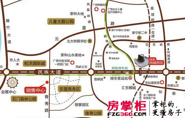 润华·尚城街区交通图
