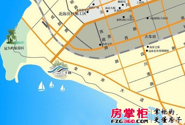 天隆·三千海交通图