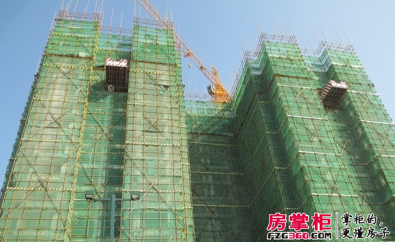 中海·御湖熙岸3号楼工程实景图（2013-12-9）