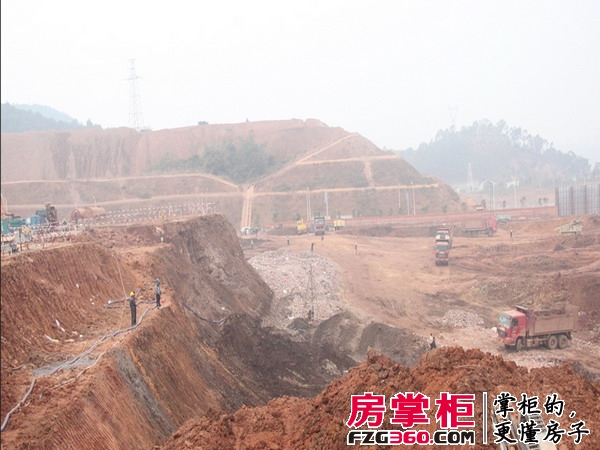 南宁绿地中心项目施工现场（2014-1）