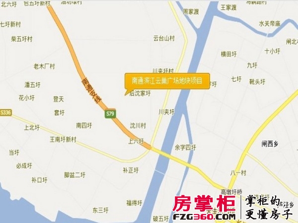 南通滨江云巢广场地块项目交通图