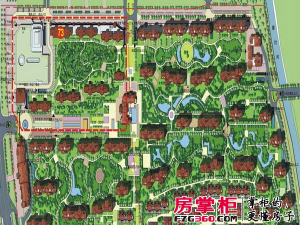 华强城公园1号交通图总平面图
