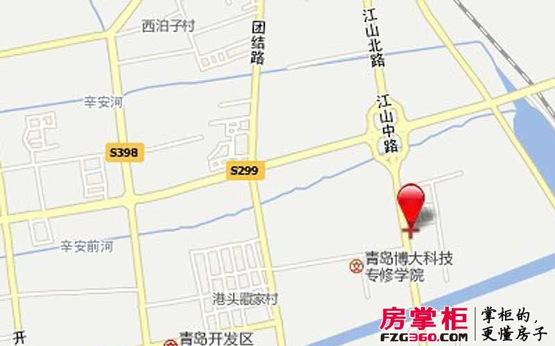 海尚江山交通图区位图