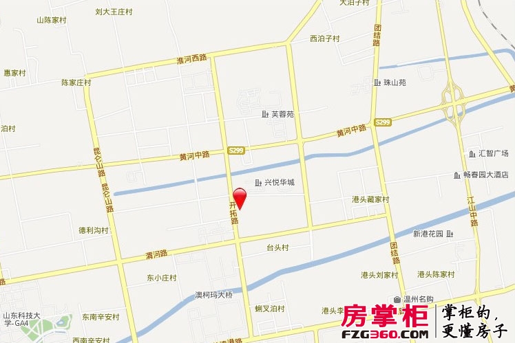 兴悦华城交通图