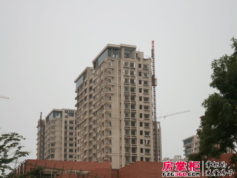 联城海岸锦城锦绣园实景图最新工程进展（20120723）