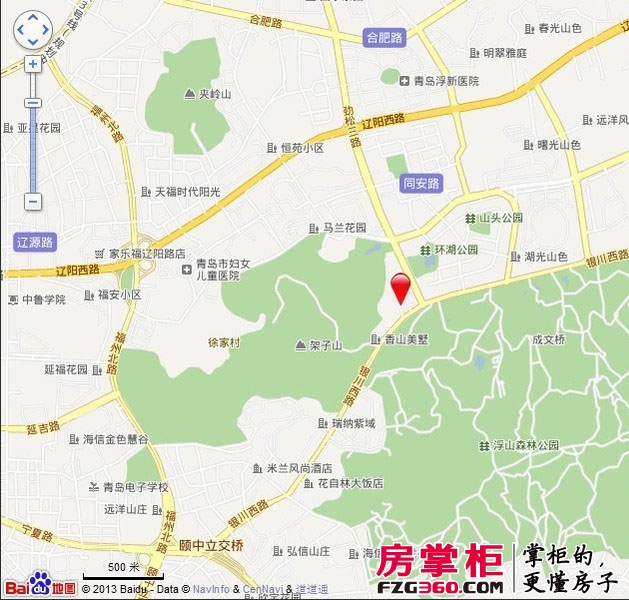 青岛印象山交通图