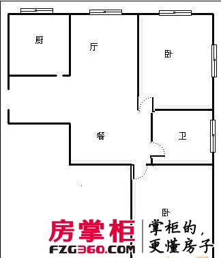 浮东小区户型图22室2厅1卫1厨
