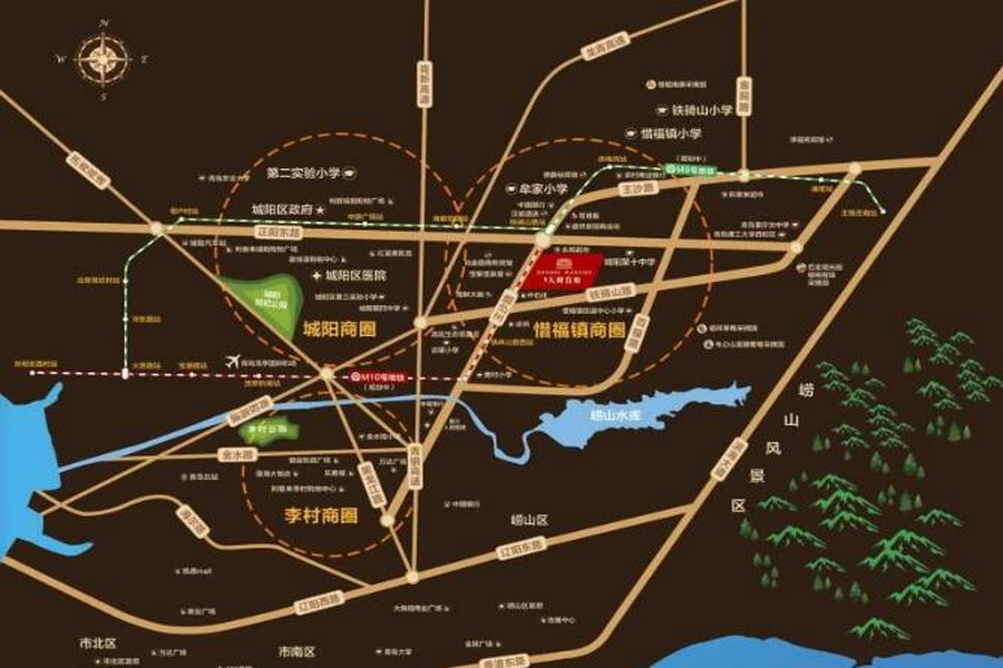 天峰首府区位图