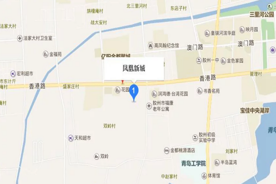 鸿锦凤凰新城区位图