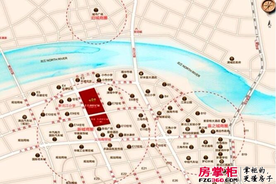 卧龙五洲世纪城区位图