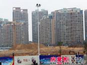 晋江中航城实景图项目工程进度图（2015-03-04）